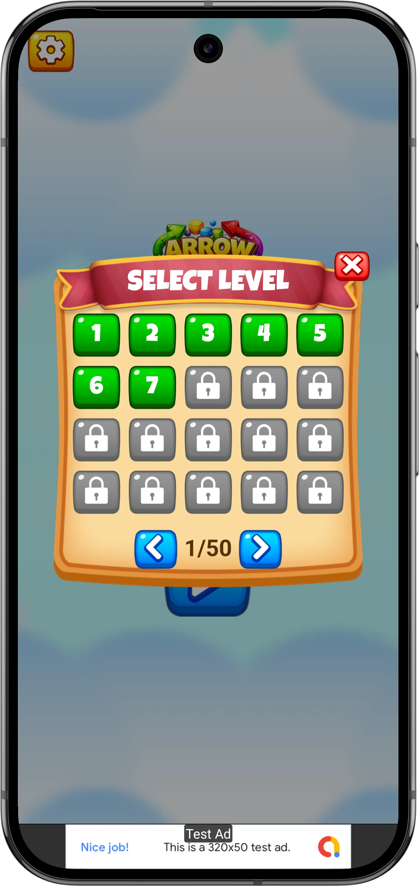 Arrow Blocks Challenge screenshot